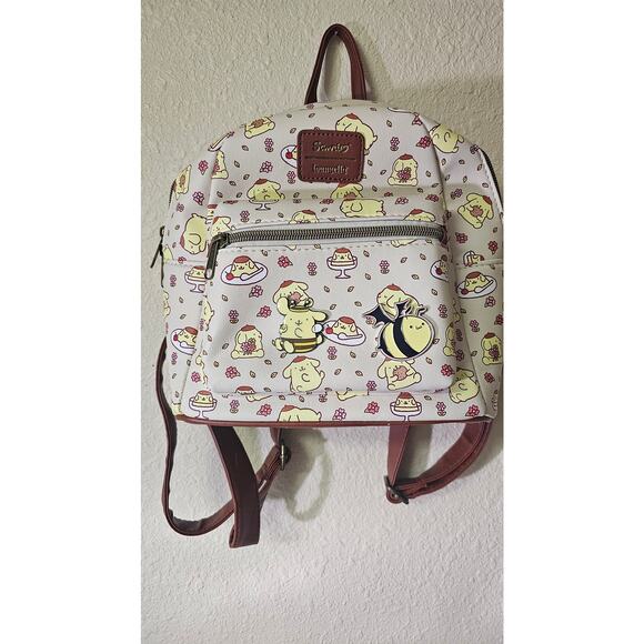 SanrioLoungefly Pompompurin Pudding Mini Backpack